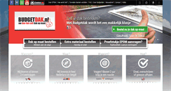 Desktop Screenshot of budgetdak.nl